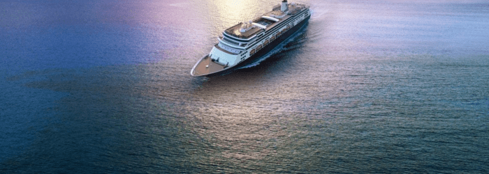 A photo of the Volendam cruise ship